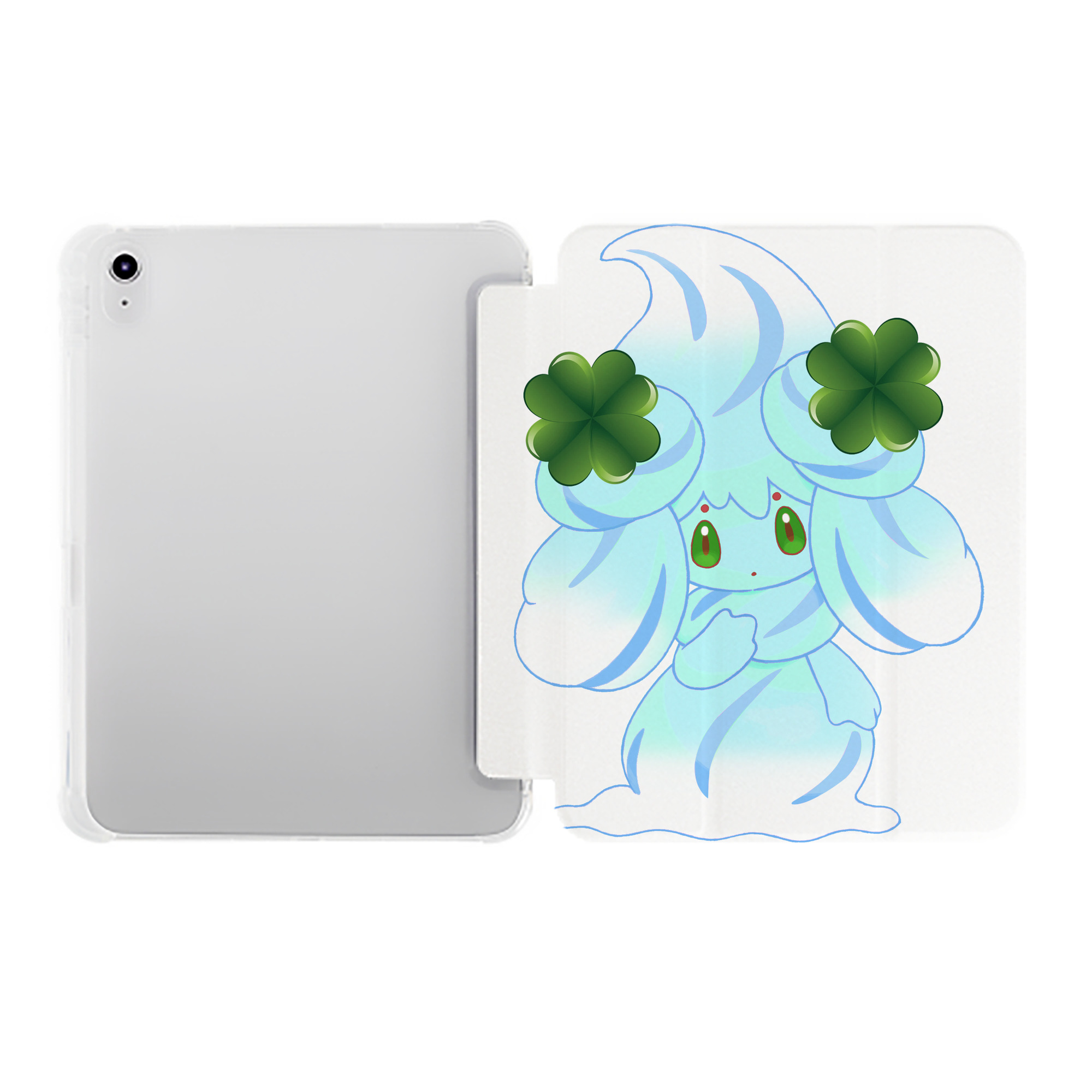 （画像用） ポケットモンスター Pokémon IPad ケース ペン収納付き 三つ折りスタンド PUレザー×シリコン 対応機種9.5/10.5/10.9インチ